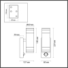 Уличный настенный светильник Motto 6605/2W Odeon Light (5)