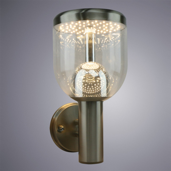 Настенный уличный светильник A8163AL-1SS 7W 3000K Inchino Arte Lamp