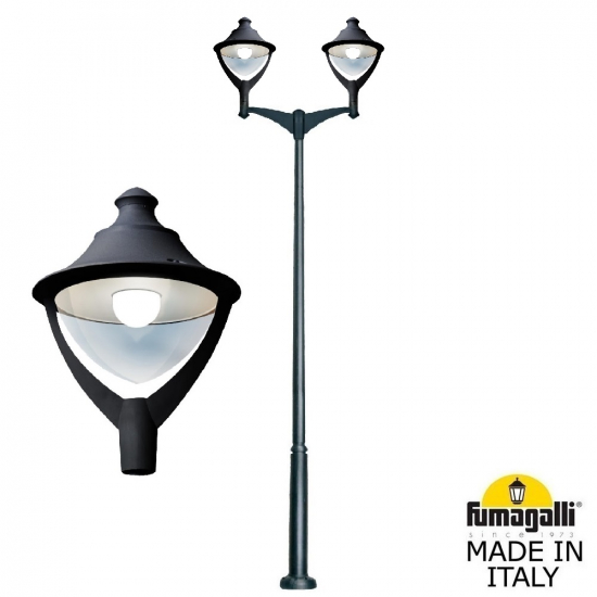 Парковый фонарь Ektor 4000 Midipilar Beppe Led-Hip P50.372.A20.AXH27 Fumagalli