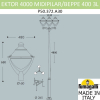Парковый фонарь Ektor 4000 Midipilar Beppe Led-Hip P50.372.A30.LXH27 Fumagalli (1)