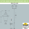 Парковый фонарь Ektor 4000 Midipilar Remo R50.372.A20.AYE27 Fumagalli (2)