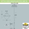 Парковый фонарь Ektor 4000 Midipilar Vivi Led-Hip V50.372.A30.LXH27 Fumagalli (2)