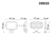 Ландшафтный светильник Solar 358020 12,4W 6000K Novotech (2)