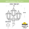 Уличный фонарь Artu Bisso Rut E26.158.S21.BYF1R Fumagalli (2)