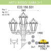 Уличный фонарь Artu Bisso Saba K22.158.S31.AXF1R Fumagalli (2)