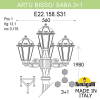 Уличный фонарь Artu Bisso Saba K22.158.S31.BYF1R Fumagalli (2)