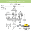 Уличный фонарь Gigi Bisso Anna E22.156.S31.AXF1R Fumagalli (2)