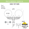 Уличный фонарь Ricu Bisso G300 G30.157.S20.AXE27 Fumagalli (2)