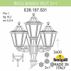 Уличный фонарь Ricu Bisso Rut E26.157.S31.BXF1R Fumagalli (2)