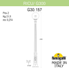 Уличный фонарь Ricu G300 G30.157.000.WYE27 Fumagalli (2)