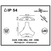 Фасадный светильник Calle 357679 6W 3000K Novotech (4)