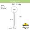 Уличный светильник Mizar.R G300 G30.151.000.AXE27 Fumagalli (2)