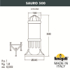 Уличный светильник Sauro 500 D15.553.000.AXE27H.FC1 Fumagalli (2)