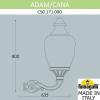 Настенный уличный фонарь Adam Cana C50.171.000.AYE27 Fumagalli (2)