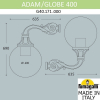 Настенный уличный фонарь Adam Globe 400 G40.171.000.AYE27 Fumagalli (2)