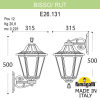 Настенный уличный фонарь Bisso Rut E26.131.000.WXF1R Fumagalli (2)