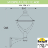 Настенный уличный фонарь Midipilar Beppe Led-Hip P50.254.000.AXH27 Fumagalli (2)