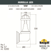 Настенный уличный фонарь Mirella D15.505.000.AXD1L Fumagalli (2)
