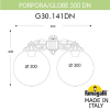 Настенный уличный фонарь Porpora G300Dn G30.141.000.AZE27DN Fumagalli (2)