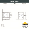 Настенный уличный светильник Elisa Wall DS2.560.000.AXD1L Fumagalli (2)