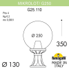 Светильник на постамент Microlot G250 G25.110.000.BYE27 Fumagalli (2)