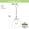 Подвесной уличный светильник Sichem G300 G30.120.000.AXE27 Fumagalli (2)