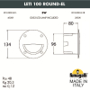 Уличный светильник для ступенек Leti 100 Round-El 2C3.000.000.LYG1L Fumagalli (2)