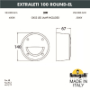 Уличный светильник для ступенек Extraleti 100 Round-El 2S3.000.000.LYG1L Fumagalli (2)