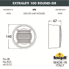 Уличный светильник для ступенек Extraleti 100 Round-Gr 2S2.000.000.LYG1L Fumagalli (2)