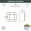 Уличный светильник для ступенек Extraleti 100 Square 3S1.000.000.WYG1L Fumagalli (2)
