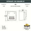 Уличный светильник для ступенек Extraleti 100 Square-St 3S4.000.000.WYG1L Fumagalli (2)