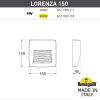 Уличный светильник для ступенек Lorenza 150 AS1.000.000.AXJ1L Fumagalli (2)