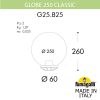 Светильник на опору Globe 250 Classic G25.B25.000.AXE27 Fumagalli (2)