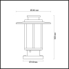 Уличный светильник на столб 4047/1B Mito Odeon Light (3)