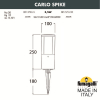 Уличный светильник на колышке Carlo Spike DR1.572.000.WXU1L Fumagalli (2)
