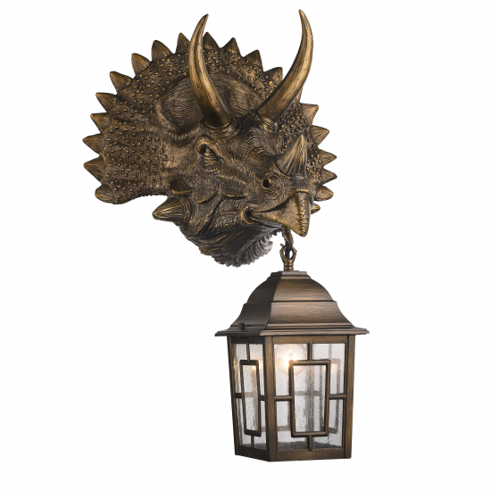 Уличный настенный фонарь Динозавр 2251-1W Hunt Favourite