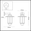 Уличный настенный светильник 4047/1W Mito Odeon Light (3)