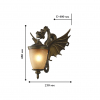 Уличный настенный фонарь Дракон 1717-1W Dragon Favourite (2)